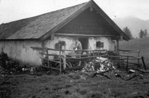 Lärchkogel - Alm mit Sennerin